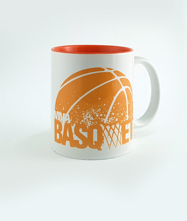 taza con increible diseño de viva basquet, compralo en linea en la tienda de viva basquet.