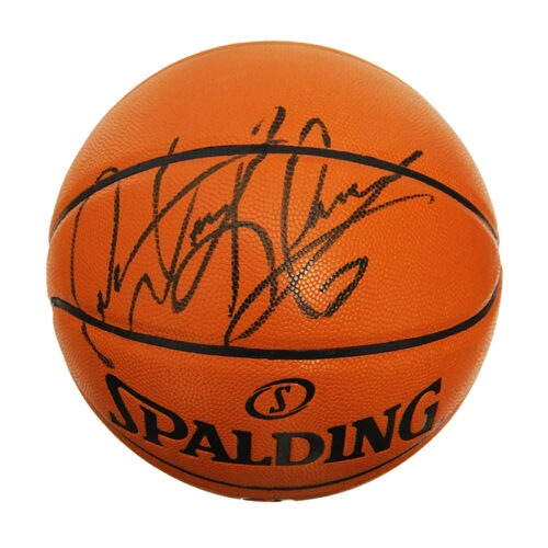Balón Spalding original firmado por Dennis Rodman
