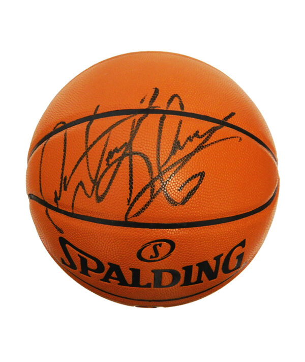Balón Spalding original firmado por Dennis Rodman