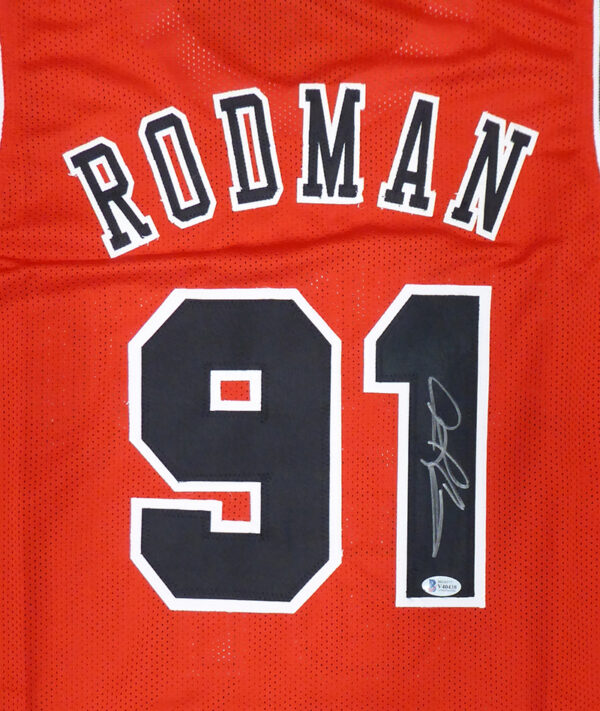 Jersey Bulls original firmado por Dennis Rodman
