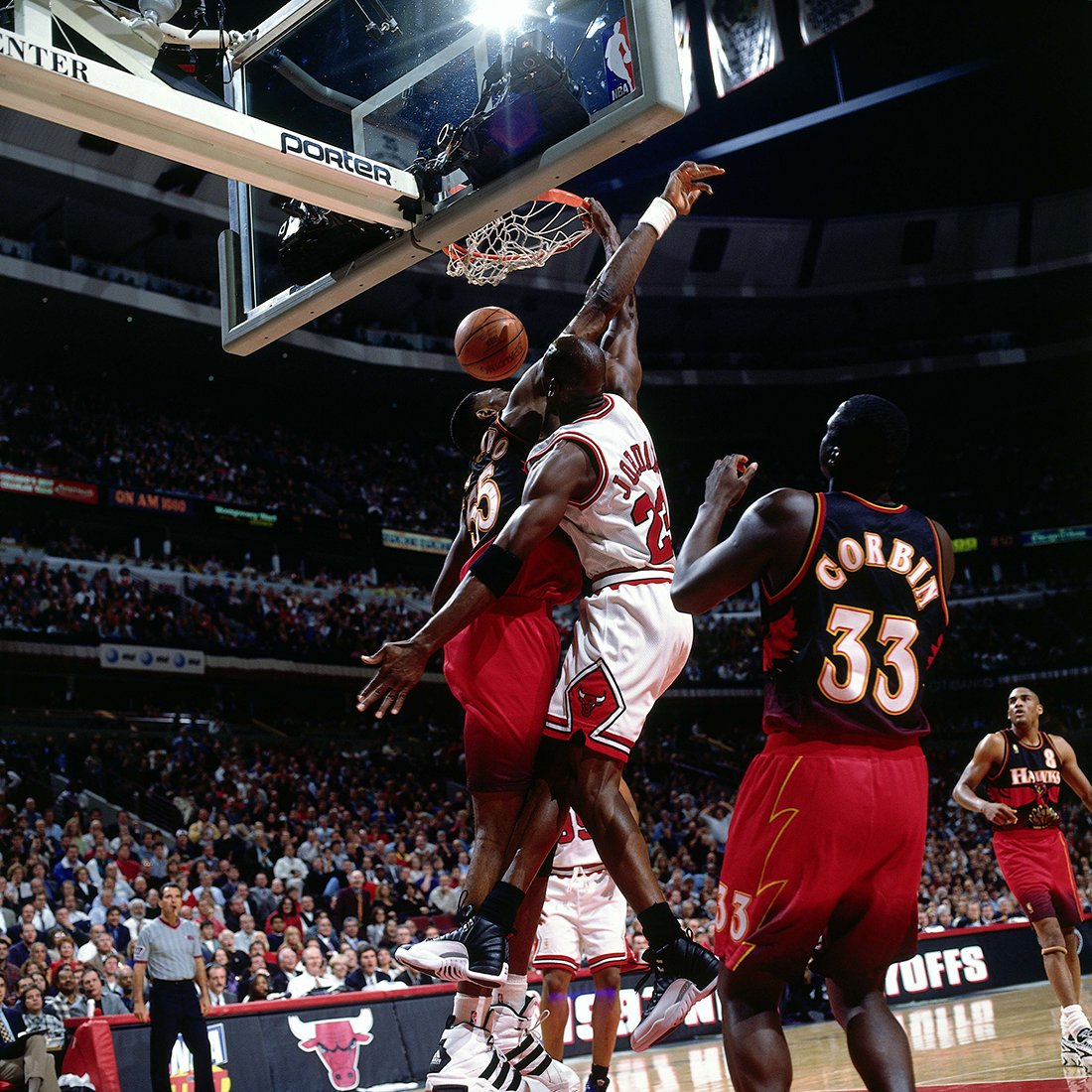 Michael Jordan en viva basquet