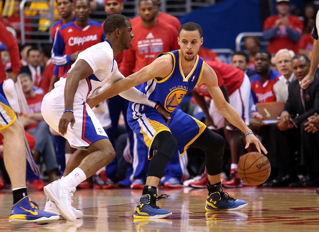Stephen Curry de Golden State Warriors vs Los Angeles Clippers - Game Seven en viva basquet