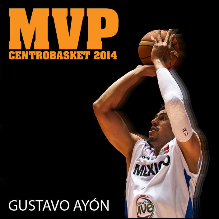 Gustavo Ayón como MVP de Centrobasket 2014