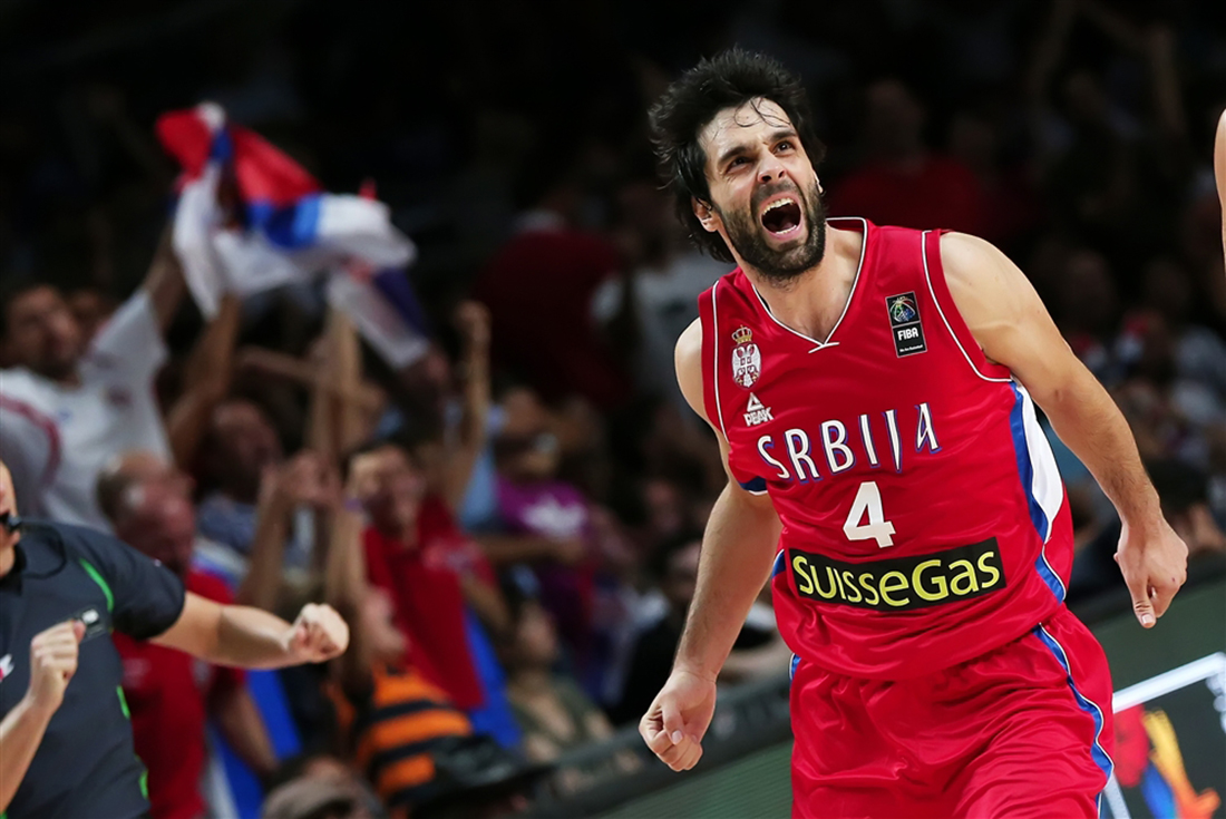 SERBIA DERROTA A FRANCIA en la copa del mundo españa 2014 enterate en viva basquet