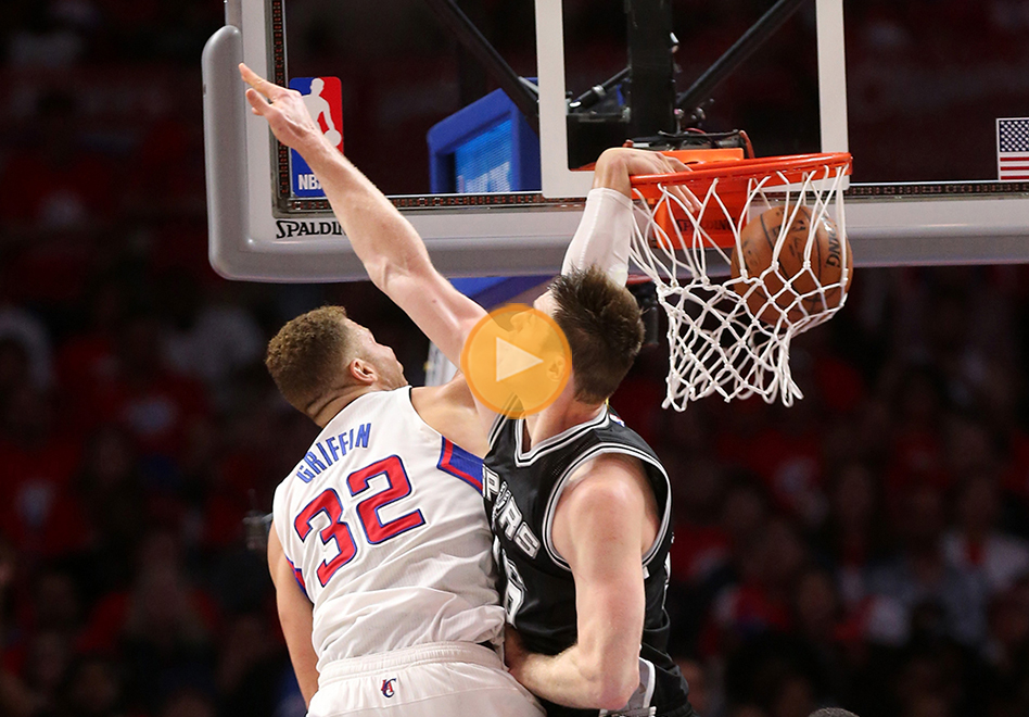 Los vuelos de Blake Griffin contra Spurs por viva basquet