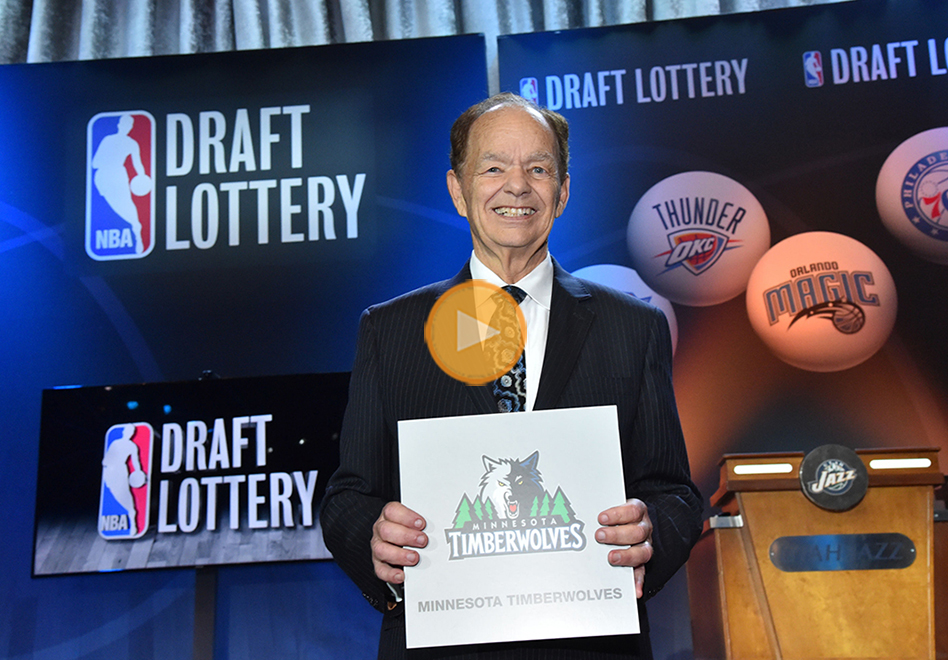 Timberwolves y Lakers ganadores de la lotería del Draft NBA por viva basquet