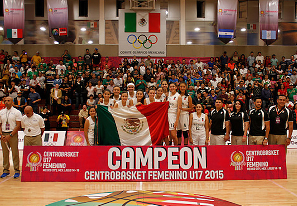 mexicanas campeonas en centrobasket u17 por viva basquet