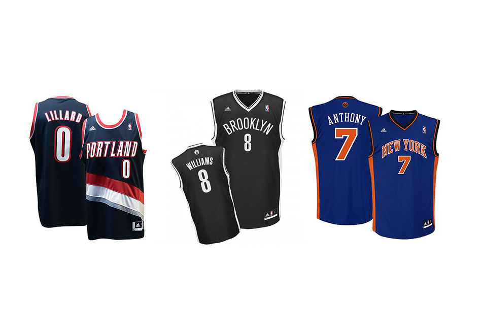Los 10 jerseys más gustados de la NBA.