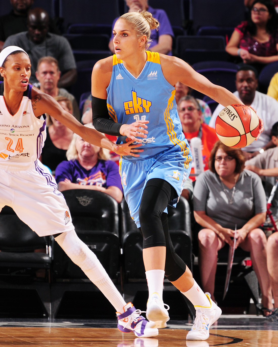 Elena Delle Done Copyright 2015 NBAE (Photo by Barry Gossage/NBAE via Getty Images