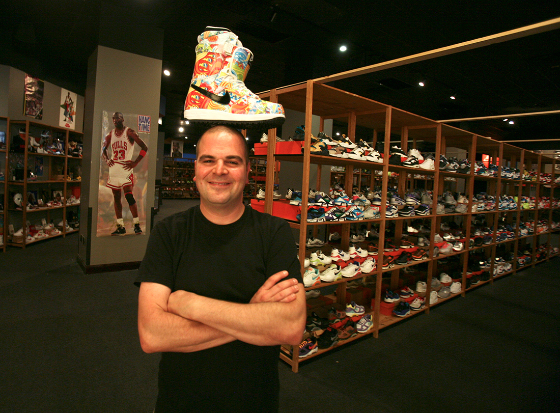 Jordan Geller es El mayor coleccionista de Air Jordan y tiene un shoezeum 