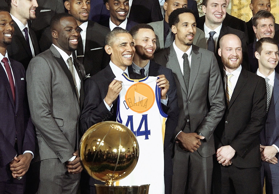 Barack Obama recibe a los campeones de la NBA en la Casa Blanca