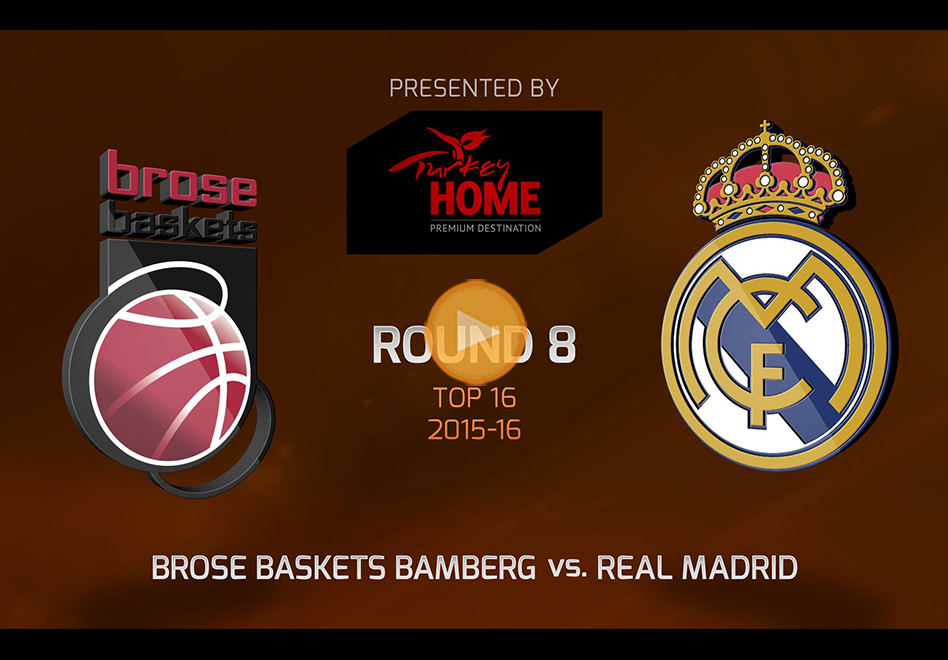 Triunfo del Real Madrid ante el Brose Baskets