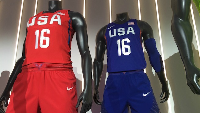 USA Basketball presentó su nuevo uniforme para Rio 2016