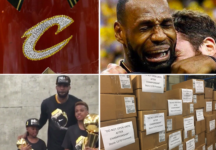 Festejos y reacciones del campeonato de los Cavaliers