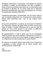 COMUNICADO DE GUSTAVO AYON, que no va a jugar con la seleccion mexicana en el repechaje para ir a rio 16