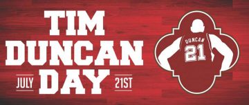 21 de julio, día de Tim Duncan en San Antonio