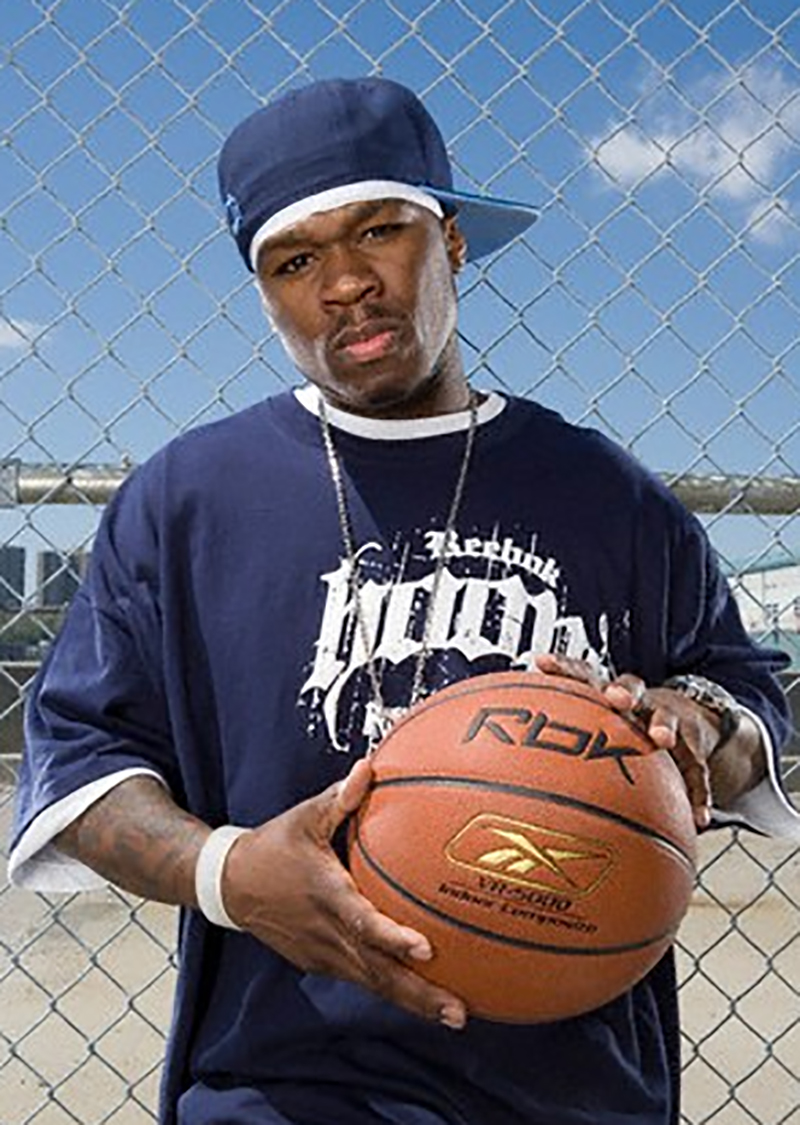 50 cent uno de Los 10 raperos que podrían haber sido jugadores en la NBA.