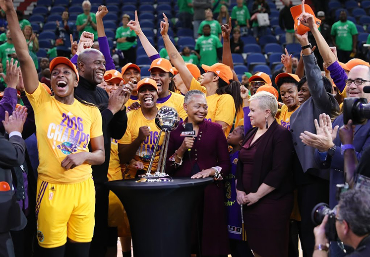 Sparks campeonas de la WNBA