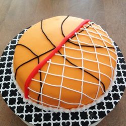 pastel de balon de basketball | Viva Basquet