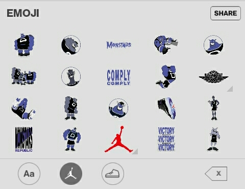Nueva aplicación con emojis de basquetbol