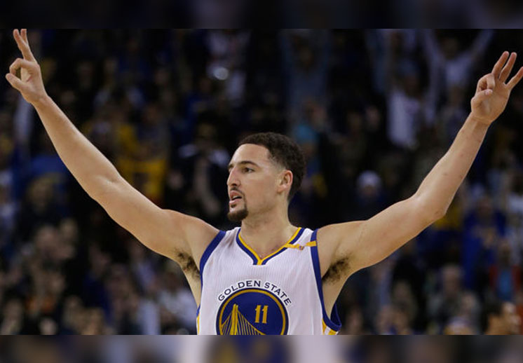 Klay Thompson apaleó a los Pacers