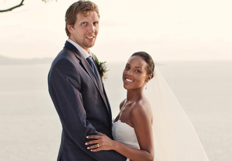 thumbnail. Dirk Nowitzki hace publico su matrimonio interracial