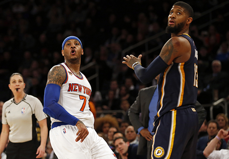 Los Knicks volvieron a ganar el partido de basquet contra Pacers por vivabasquet.com