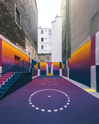 Surge una nueva cancha technicolor en Paris diseñada por Pigalle foto 5