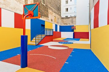 Surge una nueva cancha technicolor en Paris diseñada por Pigalle en 2015 foto 2