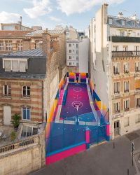 Surge una nueva cancha technicolor en Paris diseñada por Pigalle foto 10