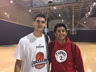 Sebastian Reynoso y Moises Andriassi. El talento mexicano del Basketball Without Borders 2017