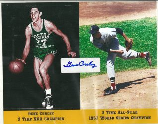 Falleció Gene Conley, campeón de la NBA y MLB foto 2