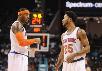 Carmelo Anthony y Derrick Rose dispuestos a salir de los Knicks