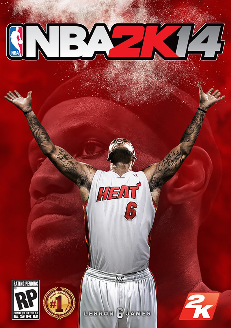 NBA 2K14 LeBron James en la portada