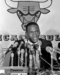 Michael Jordan en el sorprendente Draft de 1984