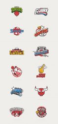 Los logos de la NBA y las caricaturas de los 80s