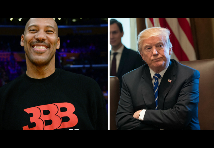 LaVar Ball vs Donald Trump foto 2