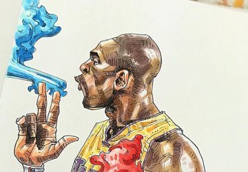 Dai Tamura el ilustrador de la NBA