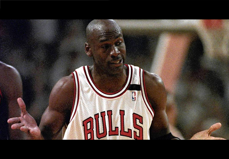 Michael Jordan también tiraba triples