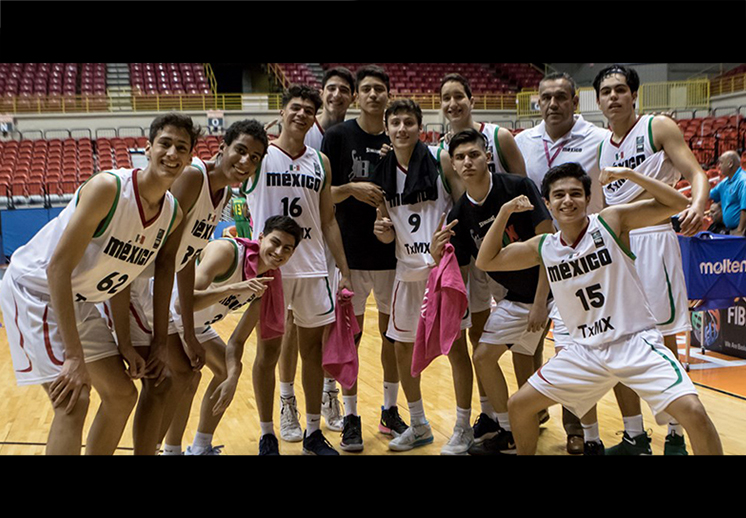 Debut contundente de México U17 en el Centrobasket