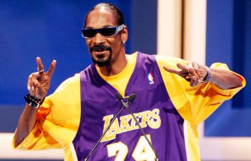 La afición de Snoop Dogg por los Lakers