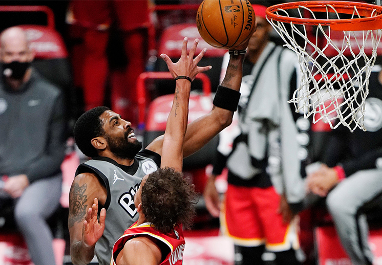 Los Nets de Kyrie y KD le quitaron el invicto a los Hawks de Atlanta