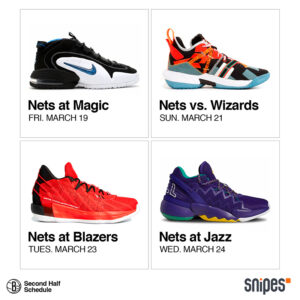 Los Nets se lucen presentando su calendario con sneakers 2