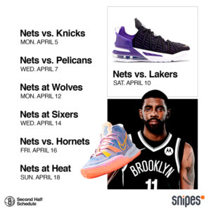 Los Nets se lucen presentando su calendario con sneakers 4
