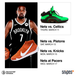 Los Nets se lucen presentando su calendario con sneakers 1