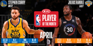 Julius Randle y Stephen Curry los mejores del mes en la NBA 1