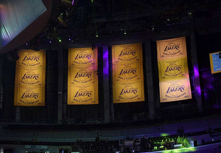 Los Lakers armaron fiesta de campeones