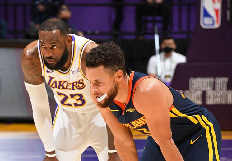 Warriors y Lakers el partido más esperado del Play-In