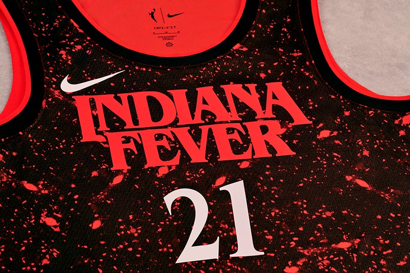 Las Indiana Fever celebran el trailer de Stranger Things con un nuevo jersey 1