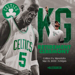 Los Celtics ponen fecha para el retiro del jersey de Kevin Garnett 1